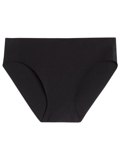 Calcinha De Algodão Corte a Laser - Preto