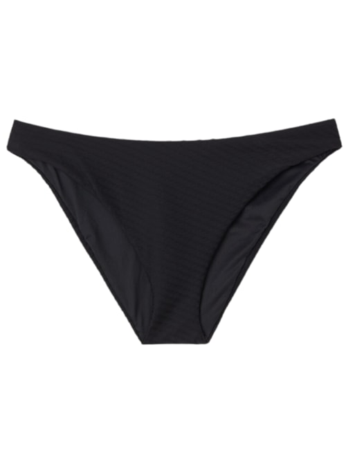 Calcinha De Biquíni 3d Black Waves – Preto