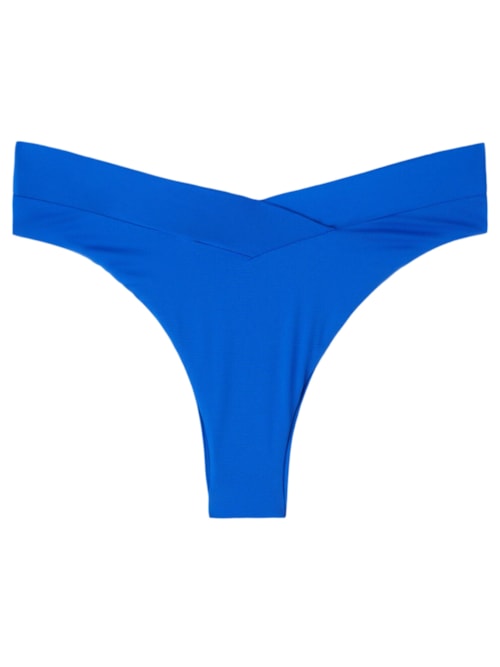 Calcinha De Biquíni Brasileira Cintura Alta Indonésia – Azul