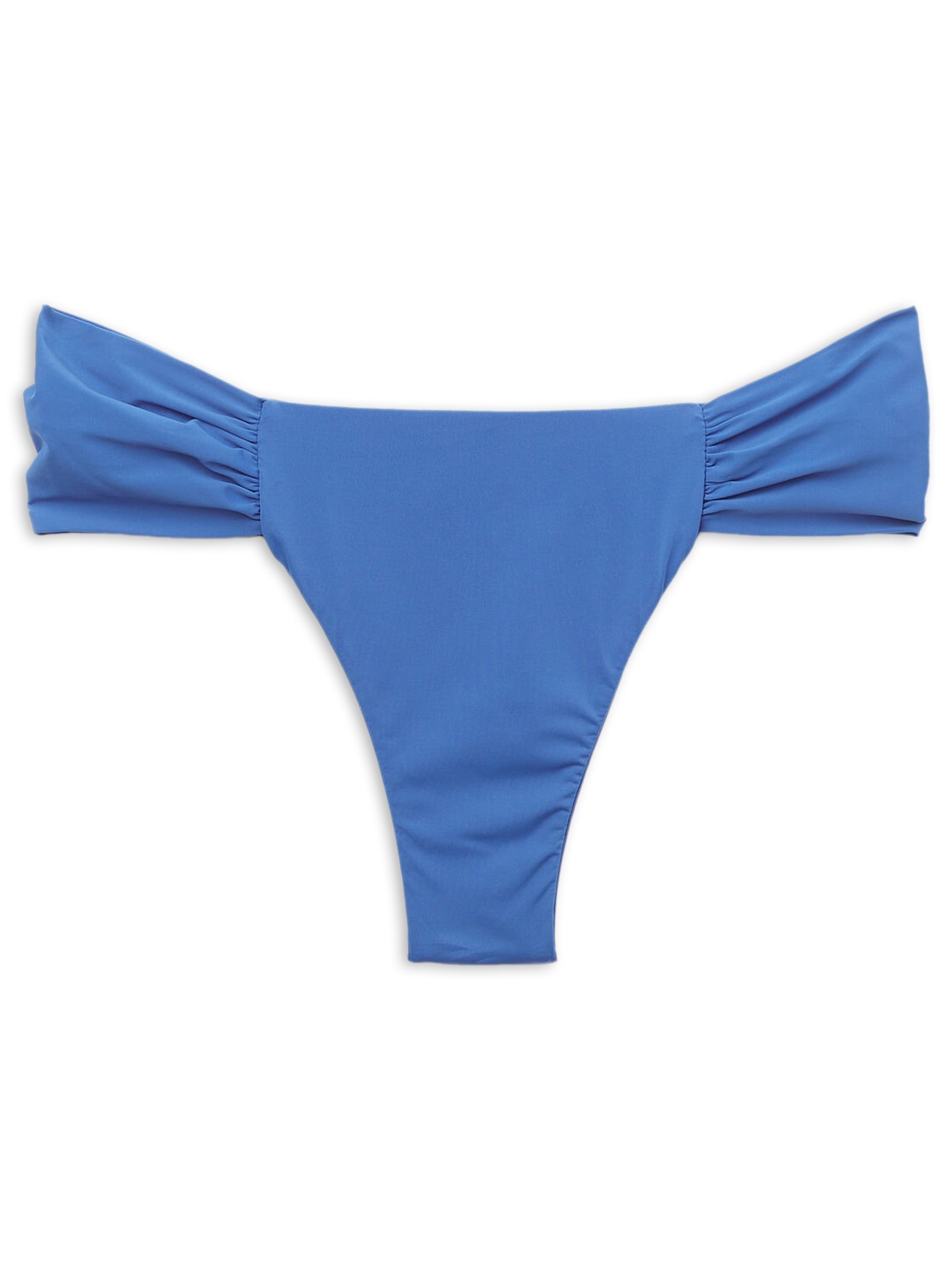 Calcinha De Biquíni Brasileira Com Drapeado Indonésia Azul Calzedonia