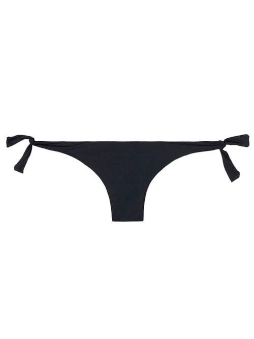 Calcinha De Biquíni Brasileira Com Laços Indonesia Eco - Preto