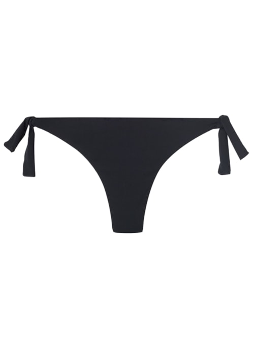 Calcinha De Biquíni Brasileira Com Laços Indonesia Eco - Preto