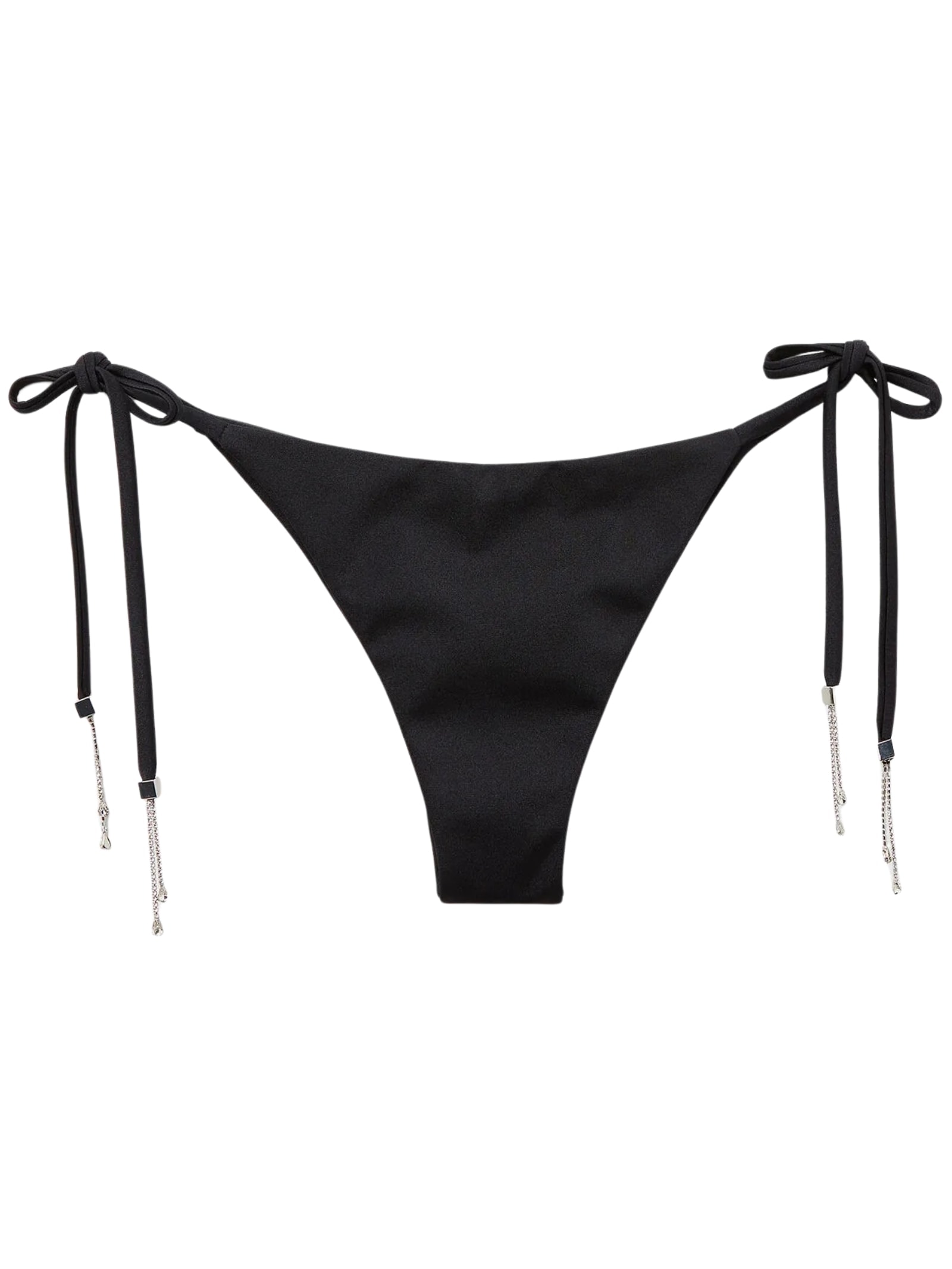 Calcinha De Biquíni Brasileira Crystal Drops Preto Calzedonia