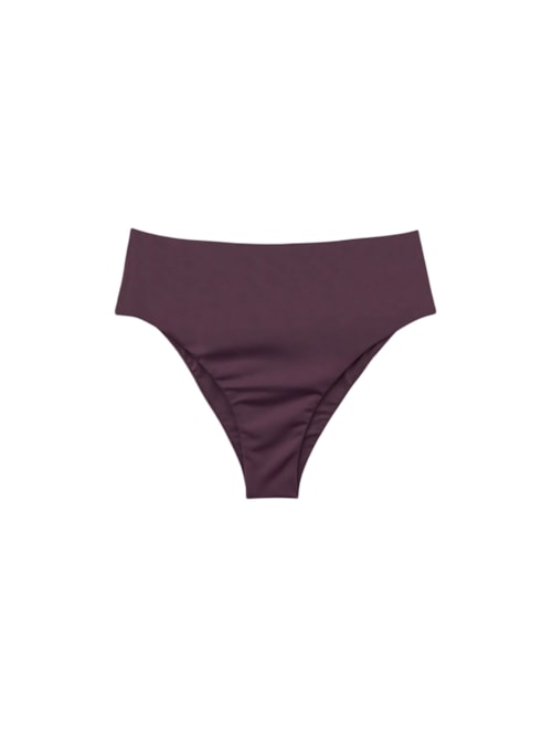 Calcinha De Biquíni Brasileira De Cintura Alta Scultura – Roxo
