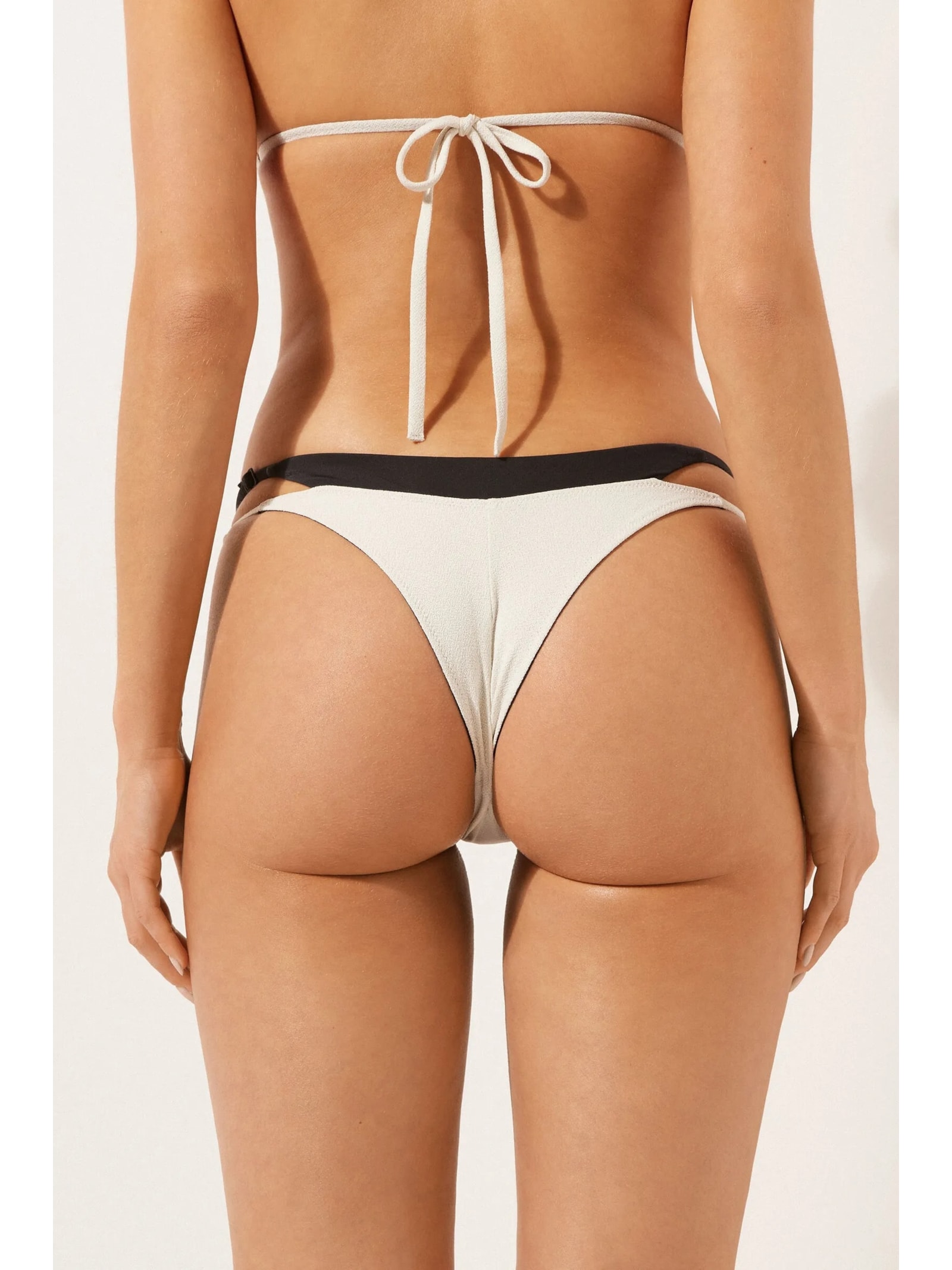 Calcinha De Biquíni Brasileira Double Bikini Branco Calzedonia