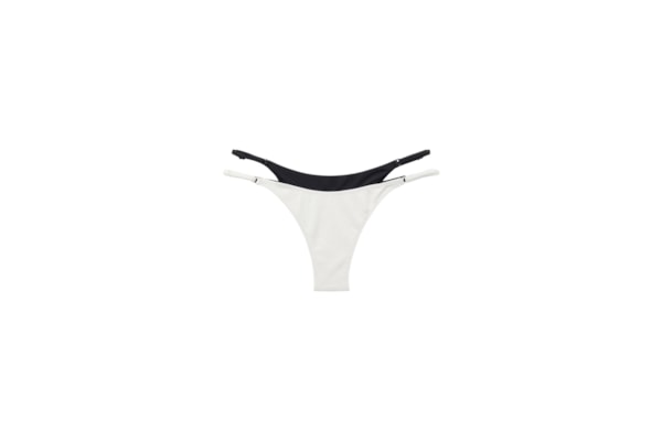 Calcinha De Biquíni Brasileira Double Bikini - Branco