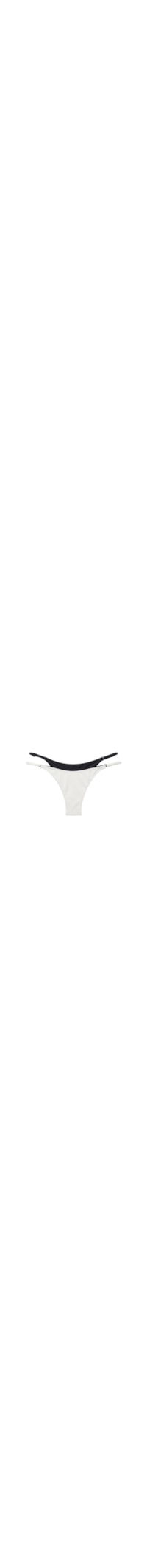 Calcinha De Biquíni Brasileira Double Bikini - Branco