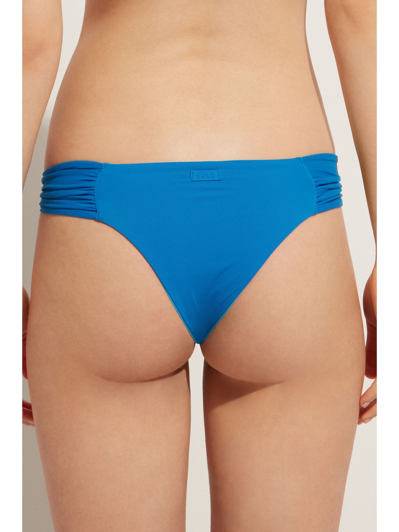 Calcinha De Biquíni Brasileira Indonésia Azul Calzedonia