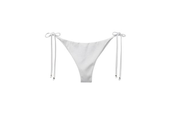 Calcinha De Biquíni Brasileira Moonlight Gleam - Cinza