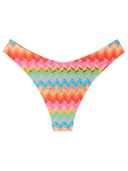 Calcinha De Biquíni Brasileira Rainbow – Laranja