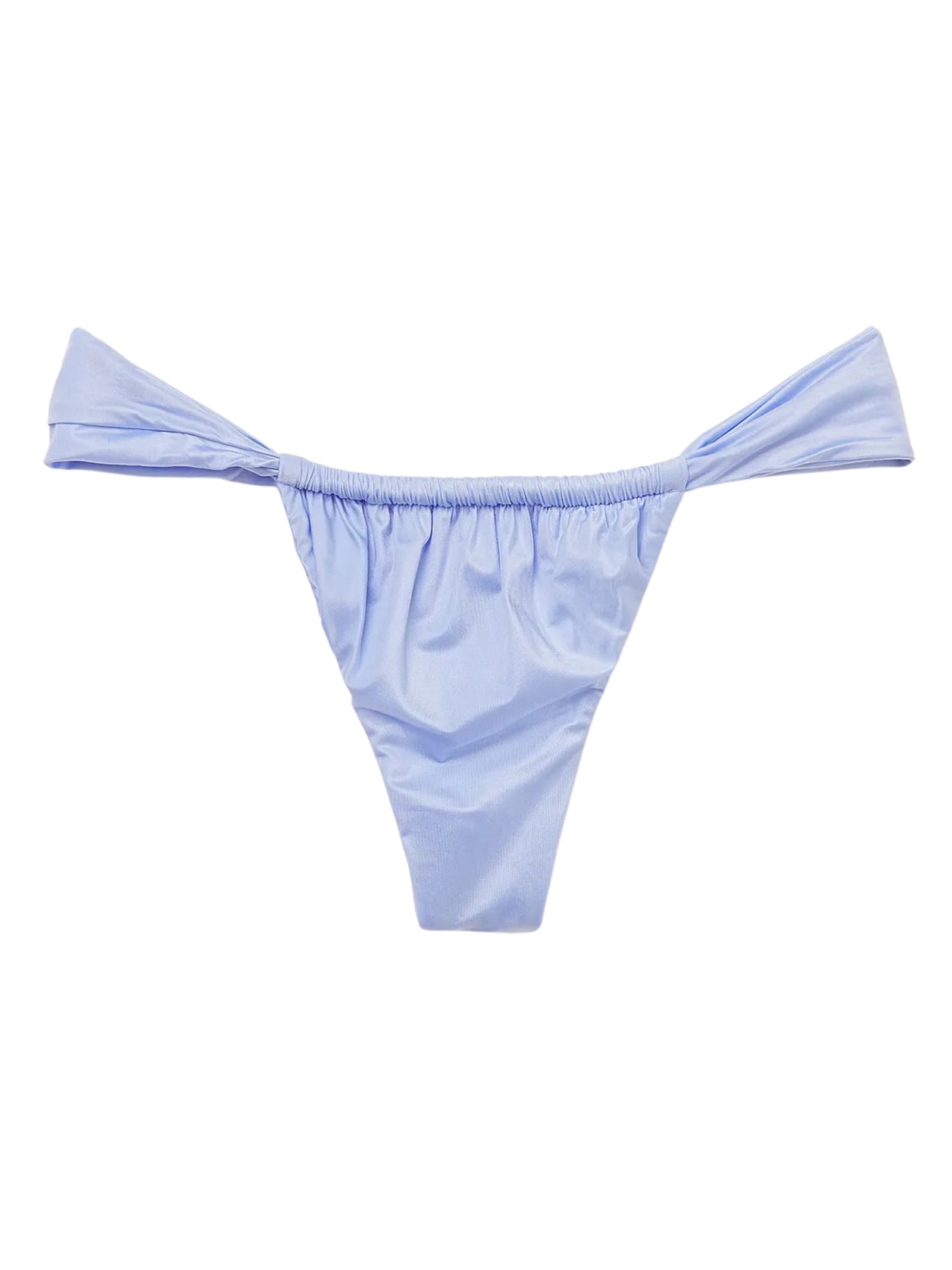 Calcinha De Biquíni Brasileira Shiny Satin Azul Calzedonia