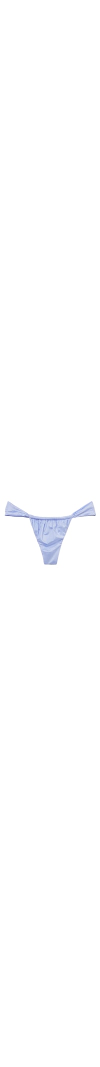 Calcinha De Biquíni Brasileira Shiny Satin - Azul