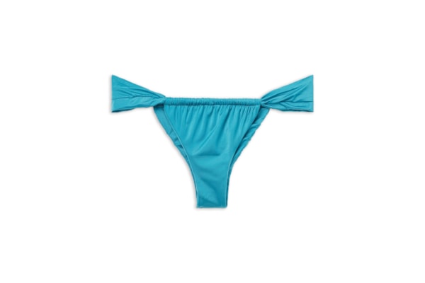 Calcinha De Biquíni Brasileira Shiny Satin - Azul