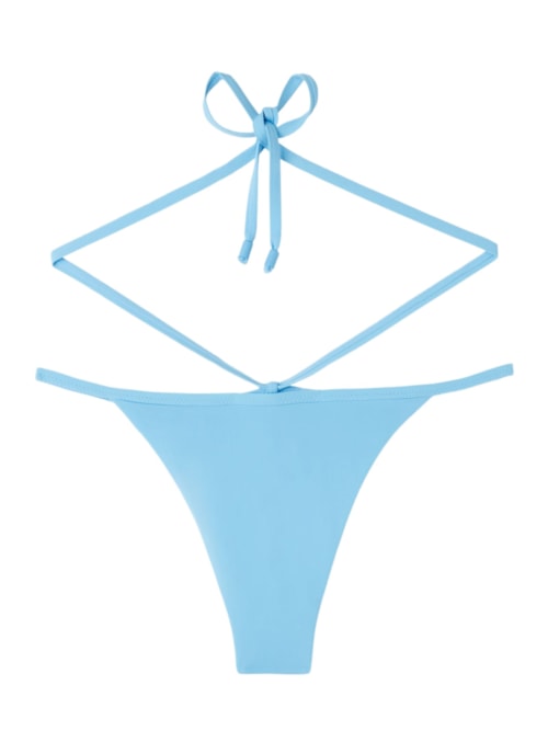 Calcinha De Biquíni Brasileiro Anos 80 – Azul