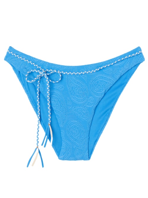 Calcinha De Biquíni Cashmere Twist – Azul