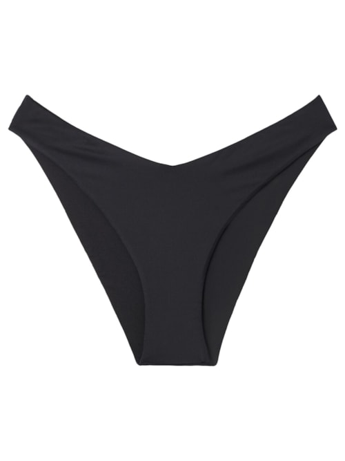 Calcinha De Biquíni Cavada Indonesia Eco - Preto