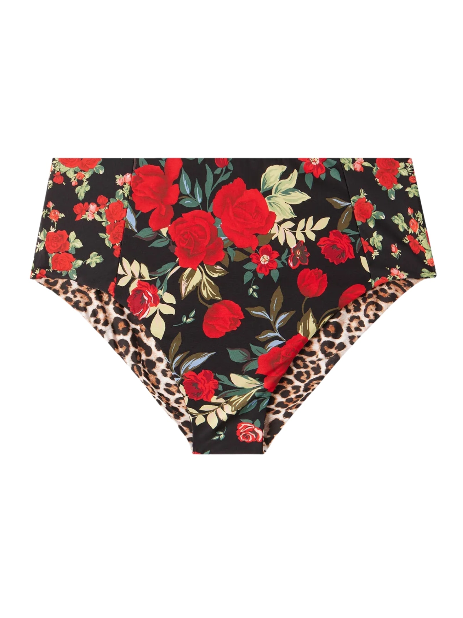 Calcinha De Biquíni Cintura Alta Dupla Face Nizza Preto Calzedonia