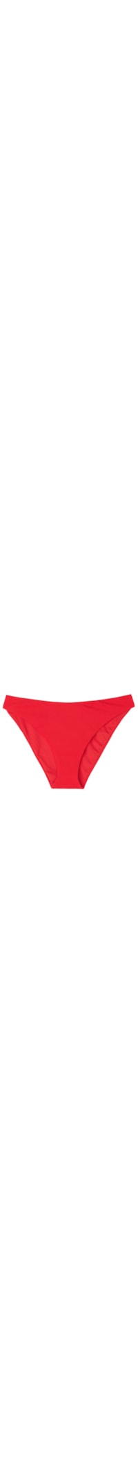 Calcinha De Biquíni Classic Piquet - Vermelho