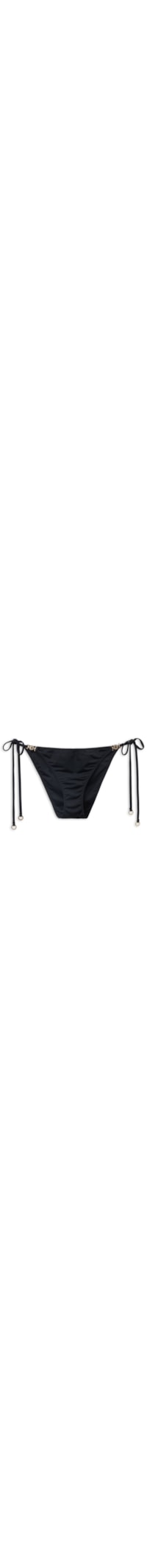 Calcinha De Biquíni Com Amarração Minimal Fit - Preto