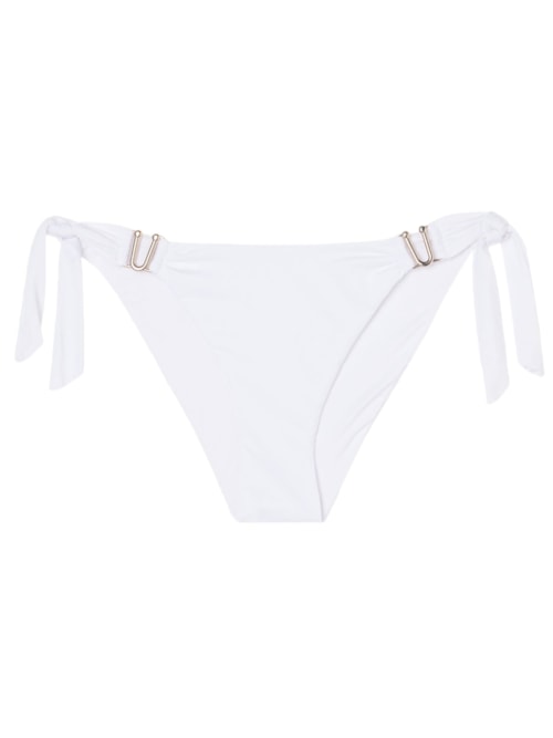 Calcinha De Biquíni Com Amarração Timeless Diva - Branco