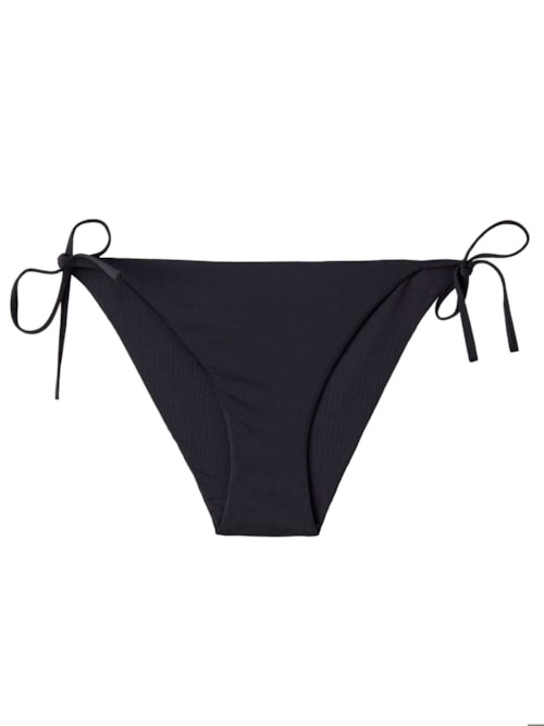 Calcinha De Biquíni Com Laços Indonesia Eco – Preto