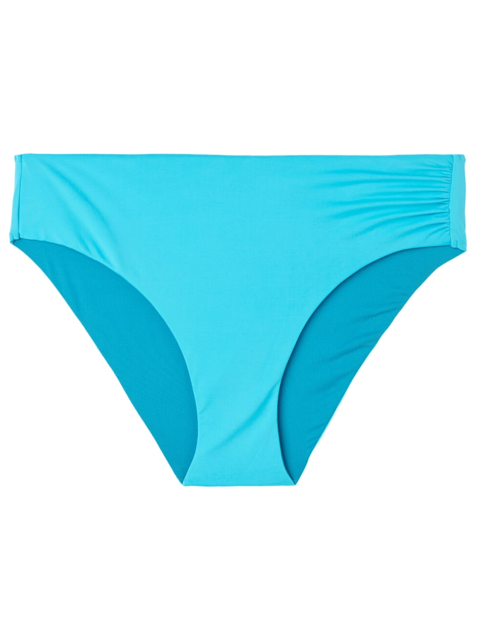 Calcinha De Biquíni De Cintura Alta Indonésia Azul Calzedonia