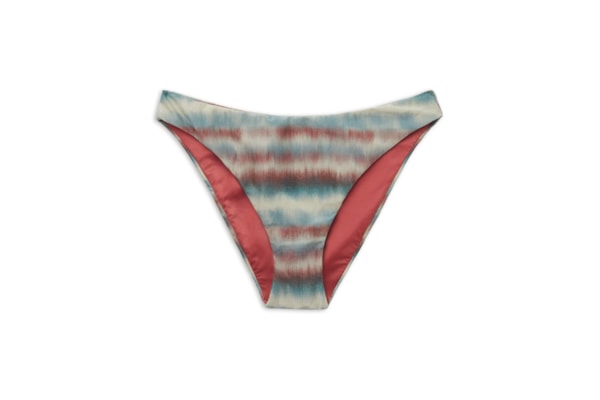 Calcinha De Biquíni Glittery Tie-Dye - Azul