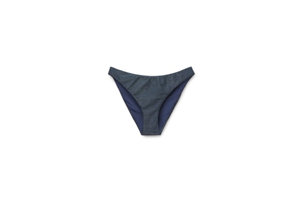 Calcinha De Biquíni Glowing Python - Azul