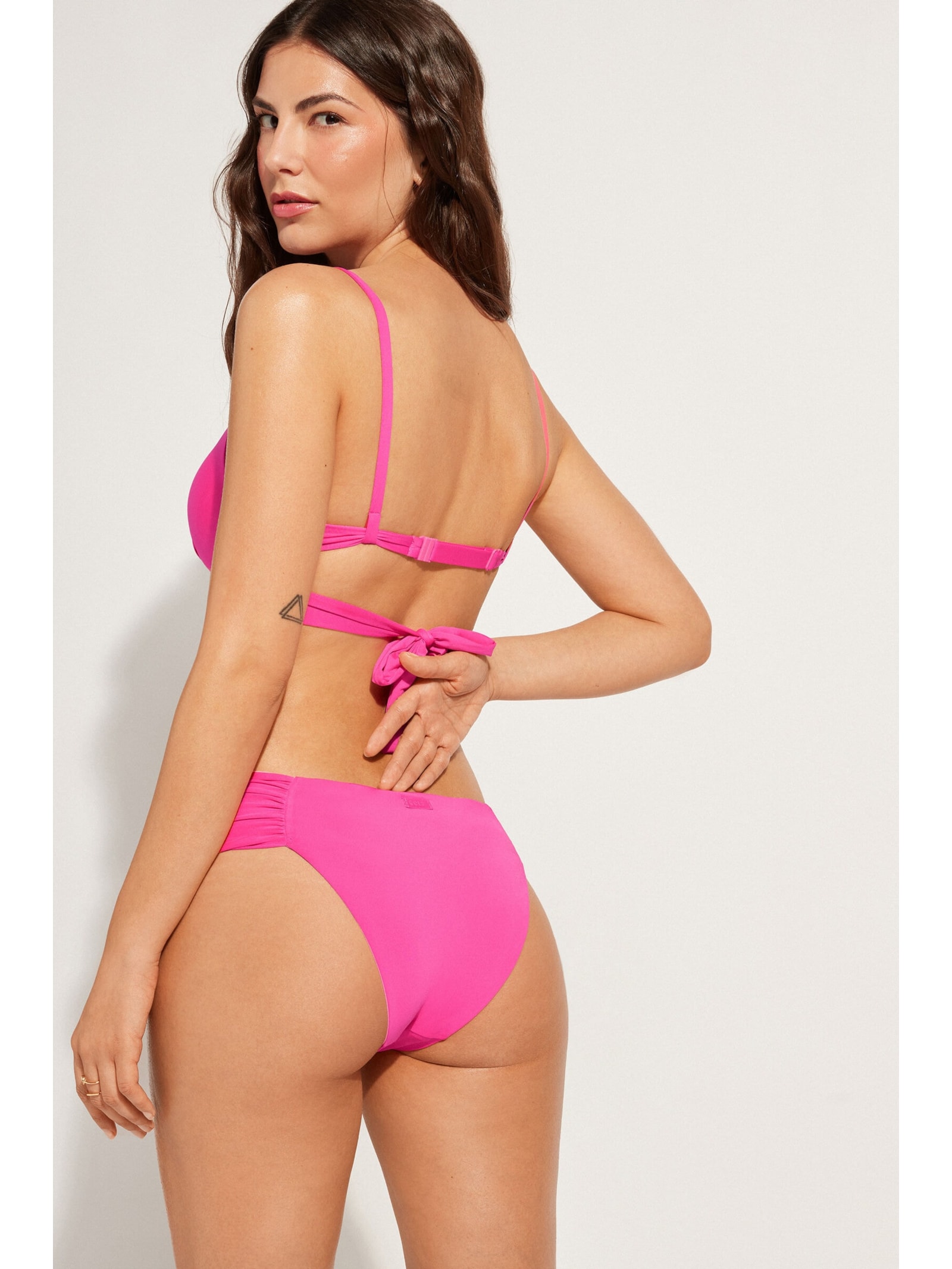 Calcinha De Biquíni Indonésia Rosa Calzedonia