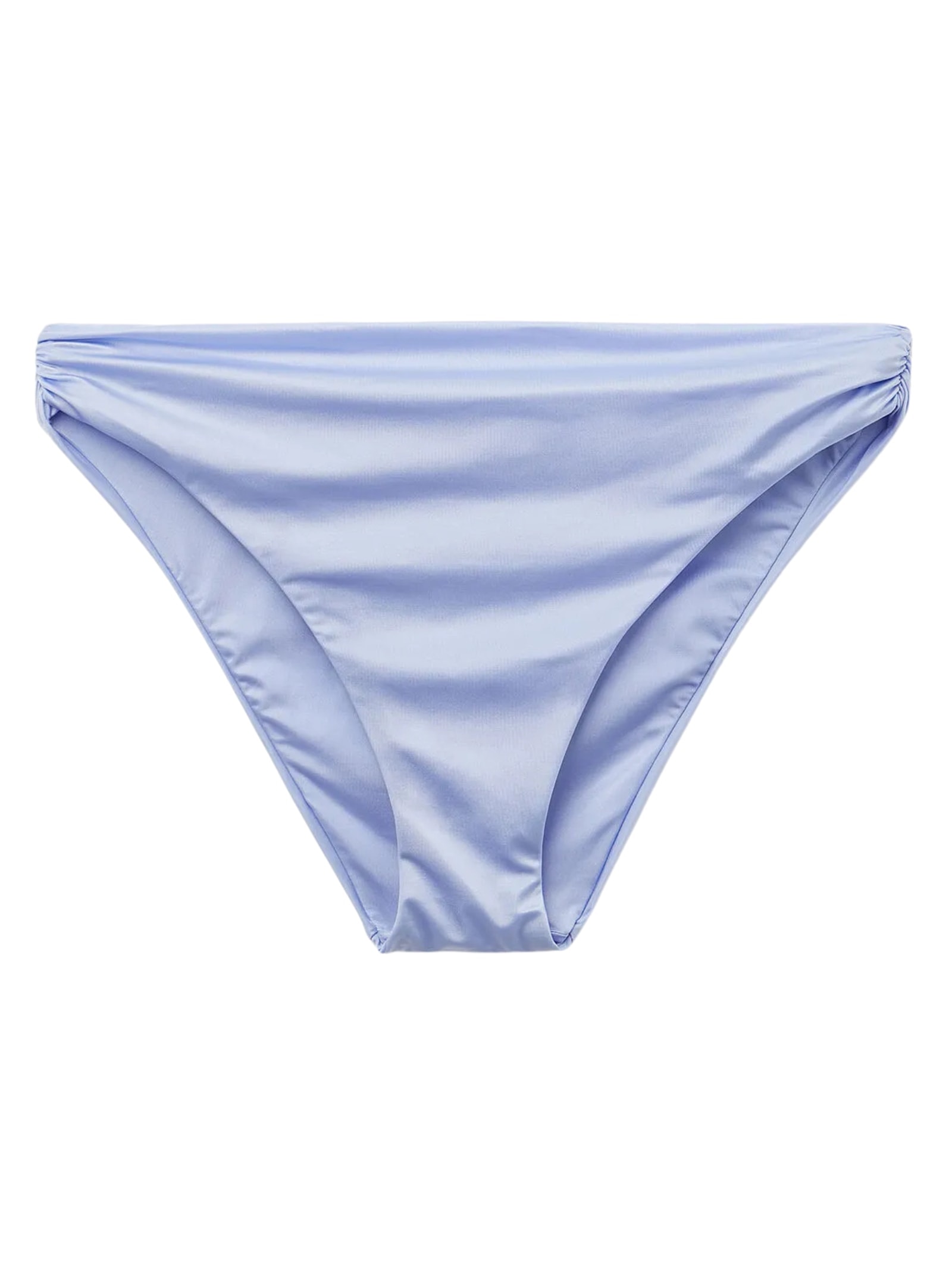 Calcinha De Biquíni Shiny Satin Azul Calzedonia