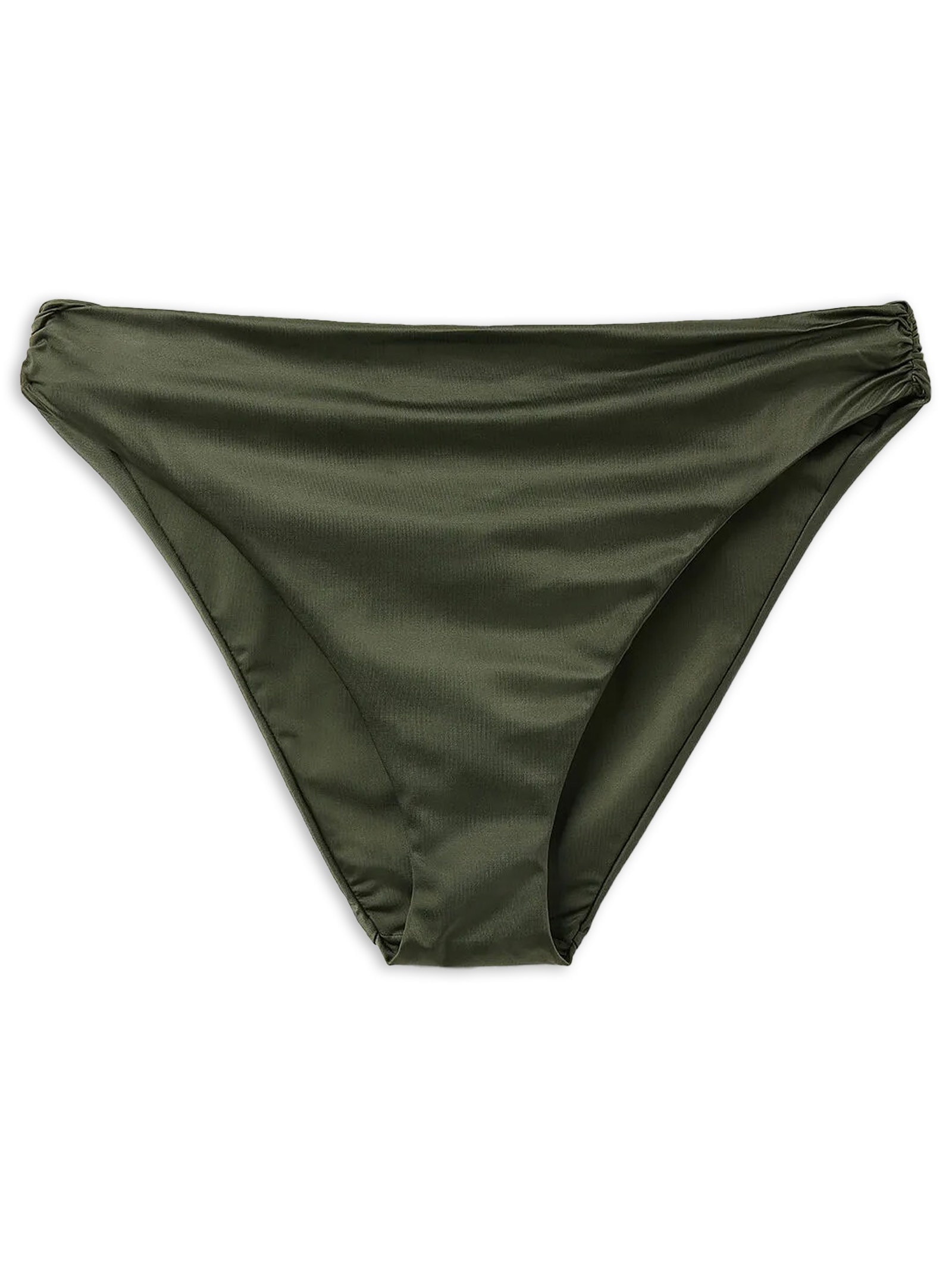 Calcinha De Biquíni Shiny Satin Verde Calzedonia