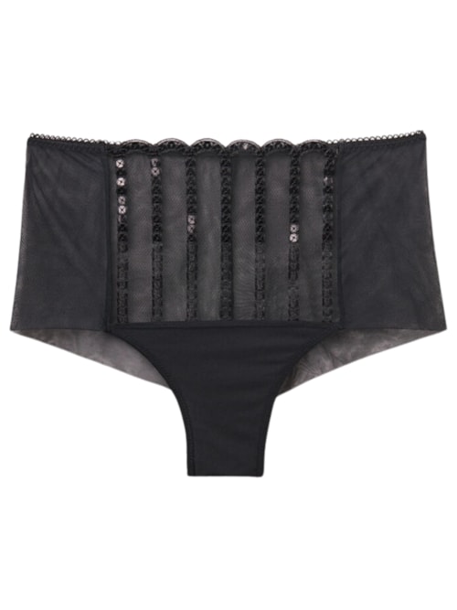 Calcinha De Cintura Alta See The Magic – Preto