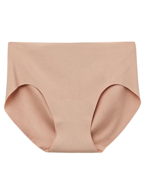 Calcinha De Cintura Alta Superior Comfort – Bege