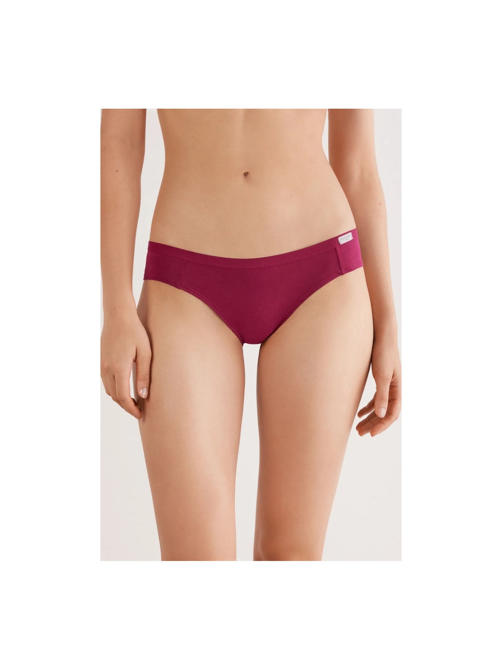 Calcinha Em Algodão Bordô Intimissimi