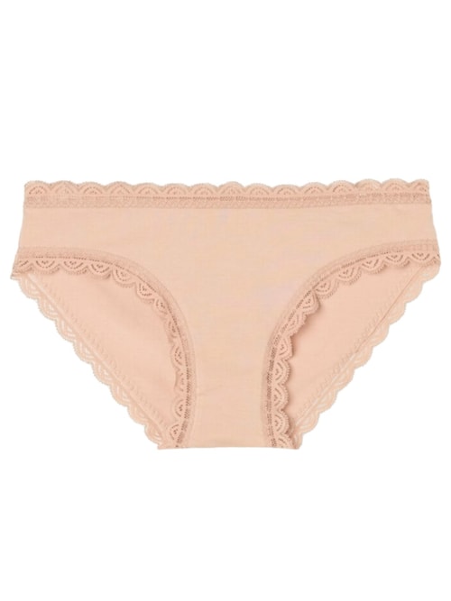 Calcinha Em Algodão e Renda - Seta