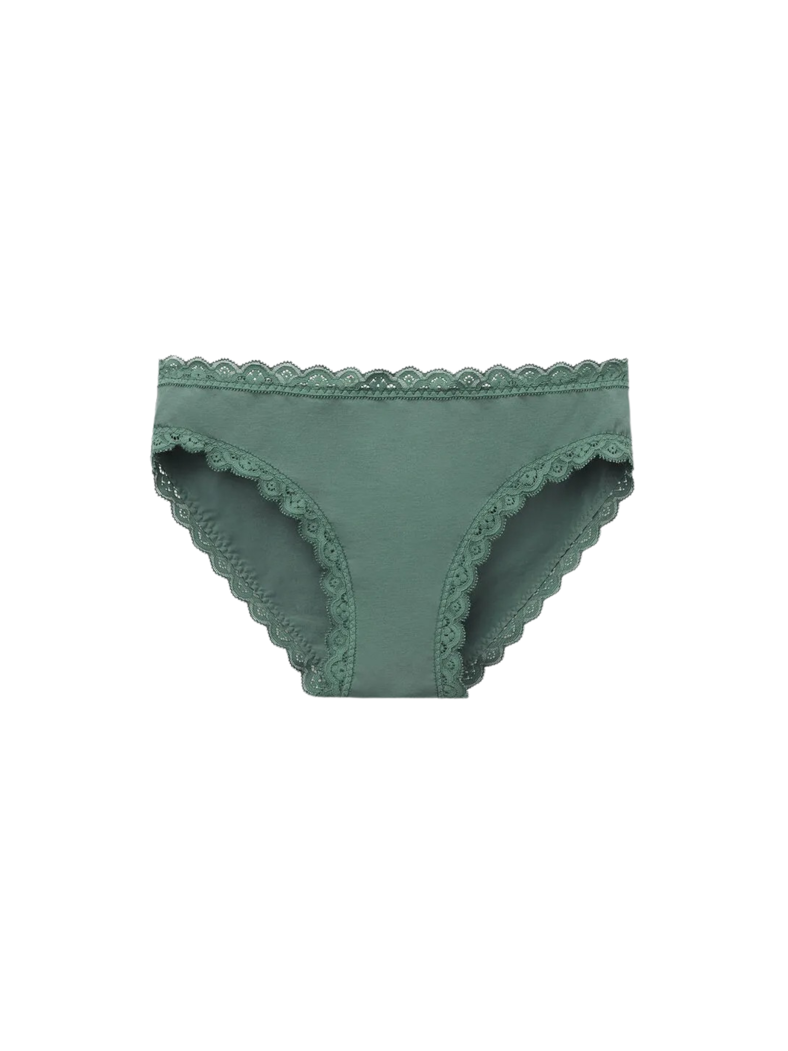 Calcinha Em Algodão e Renda Verde Intimissimi