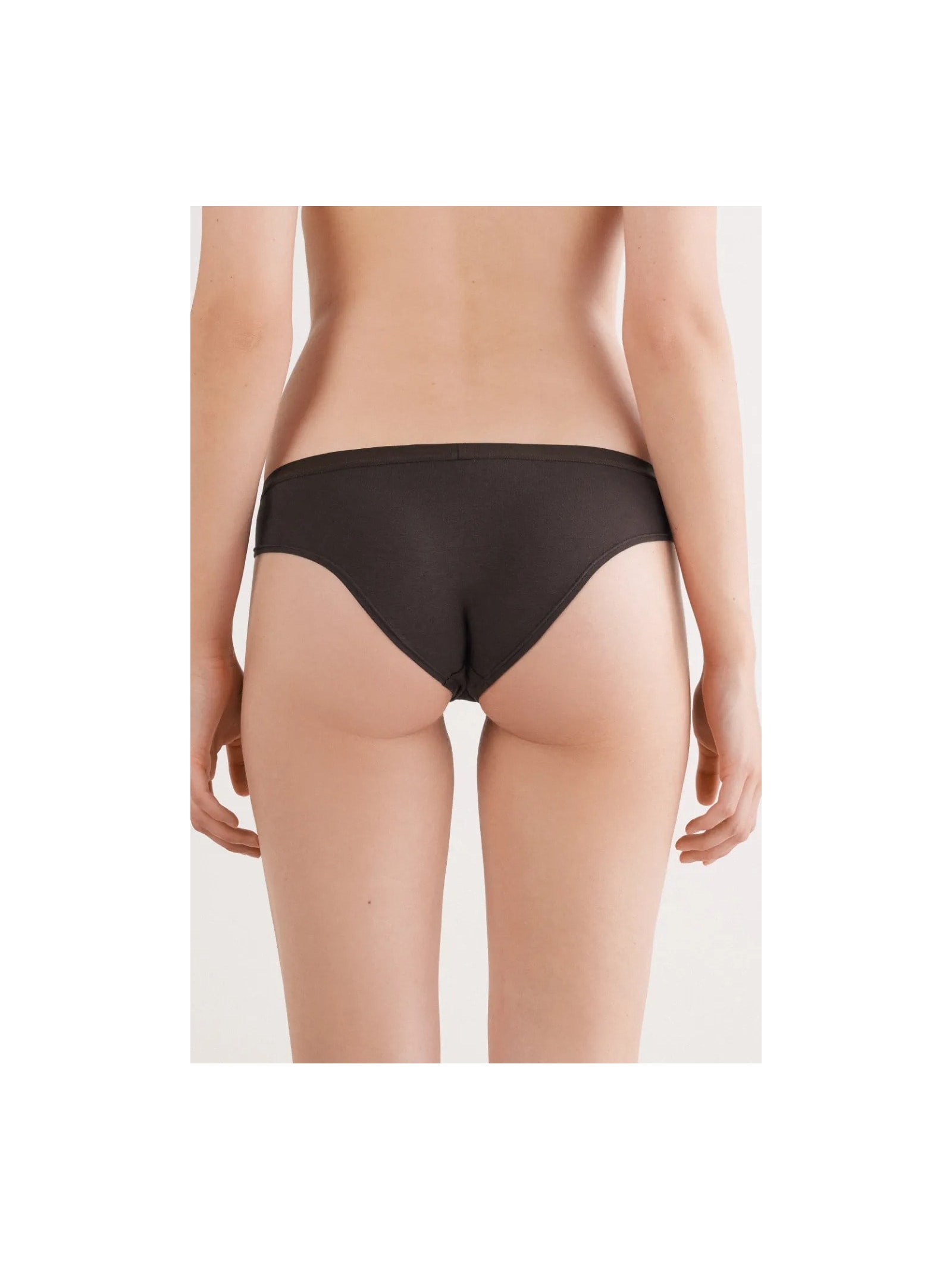 Calcinha Em Algodão Marrom Intimissimi