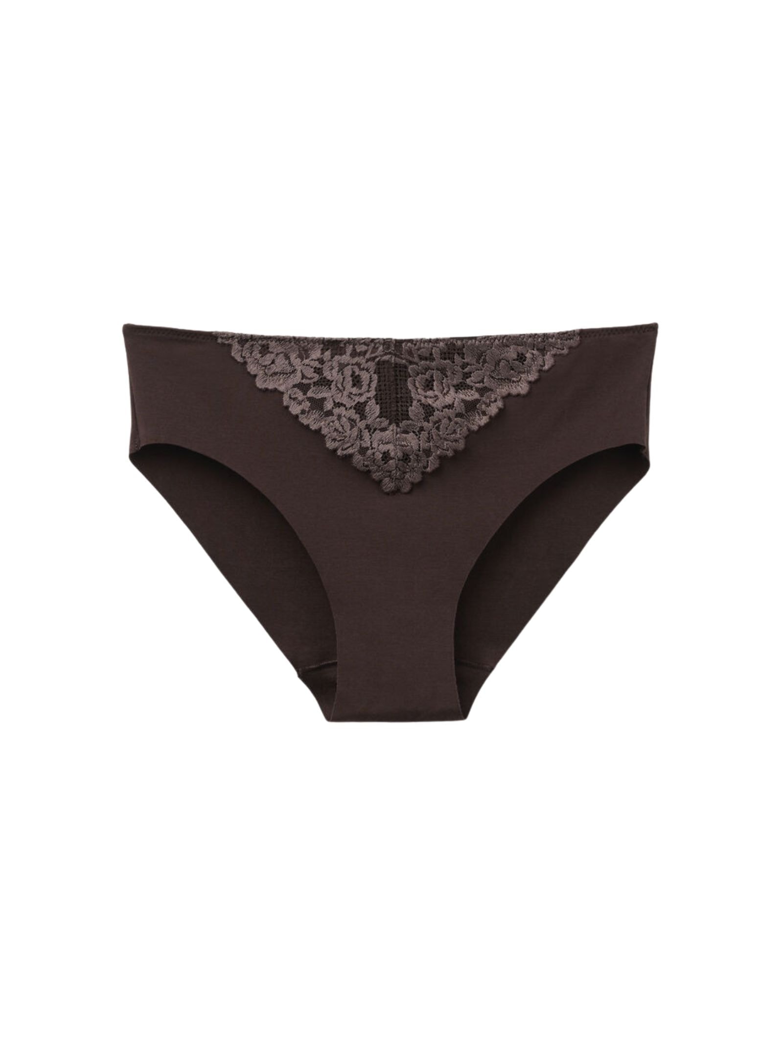 Calcinha Em Algodão Sem Costuras Pretty Flowers Marrom Intimissimi