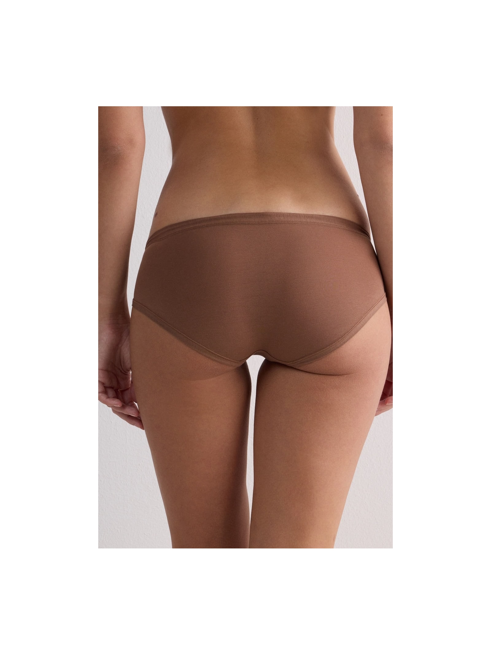 Calcinha Em Algodão Ultraleve Marrom Intimissimi