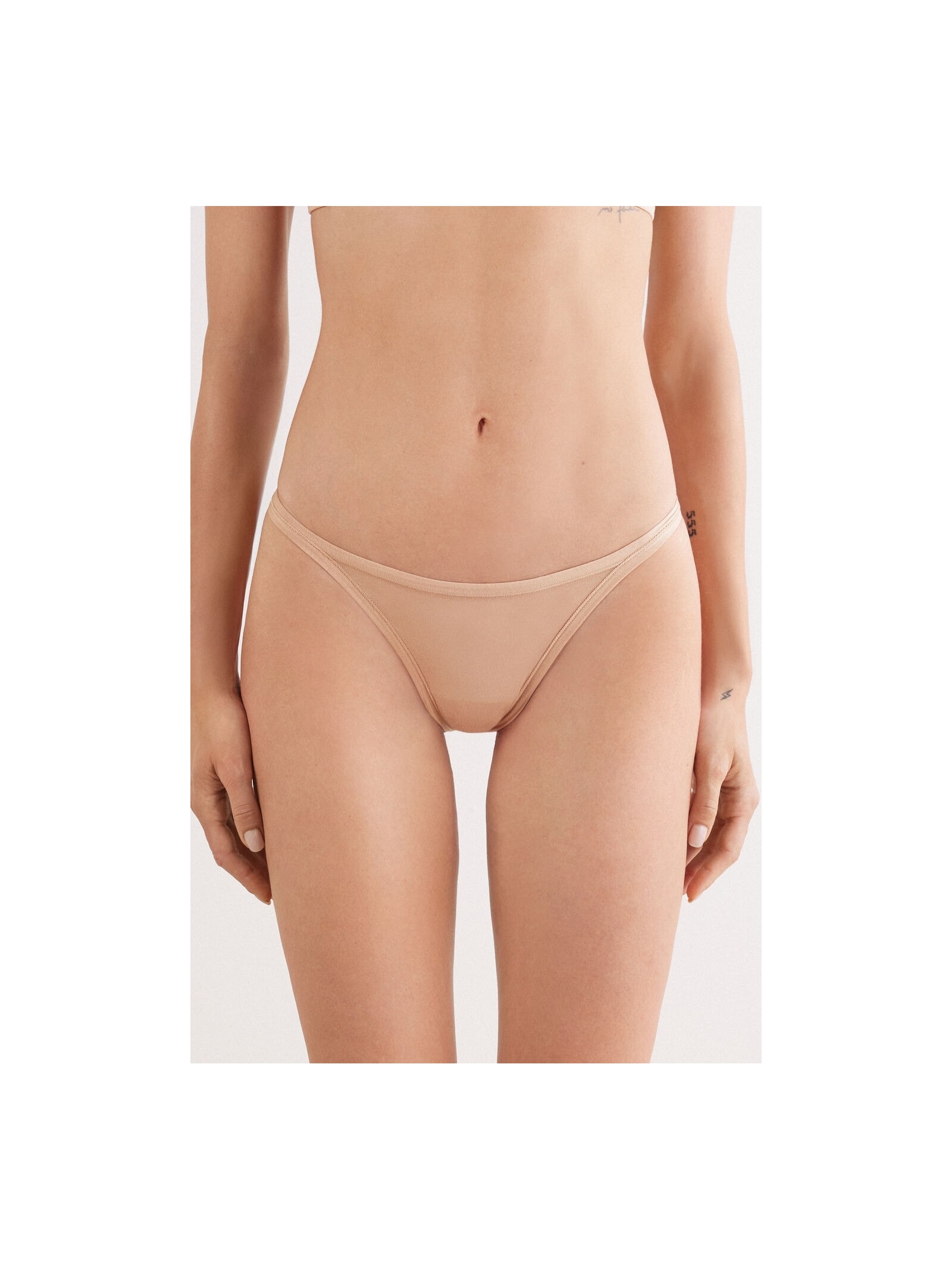 Calcinha Em Algodão Ultralight Bege Intimissimi