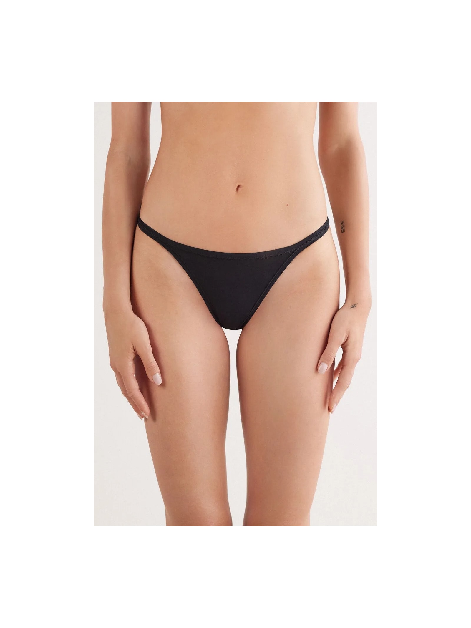 Calcinha Em Algodão Ultralight Preto Intimissimi