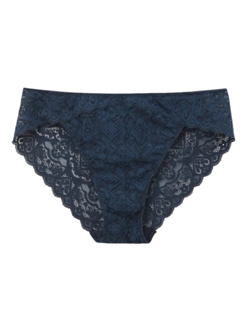 Calcinha Em Renda – Azul