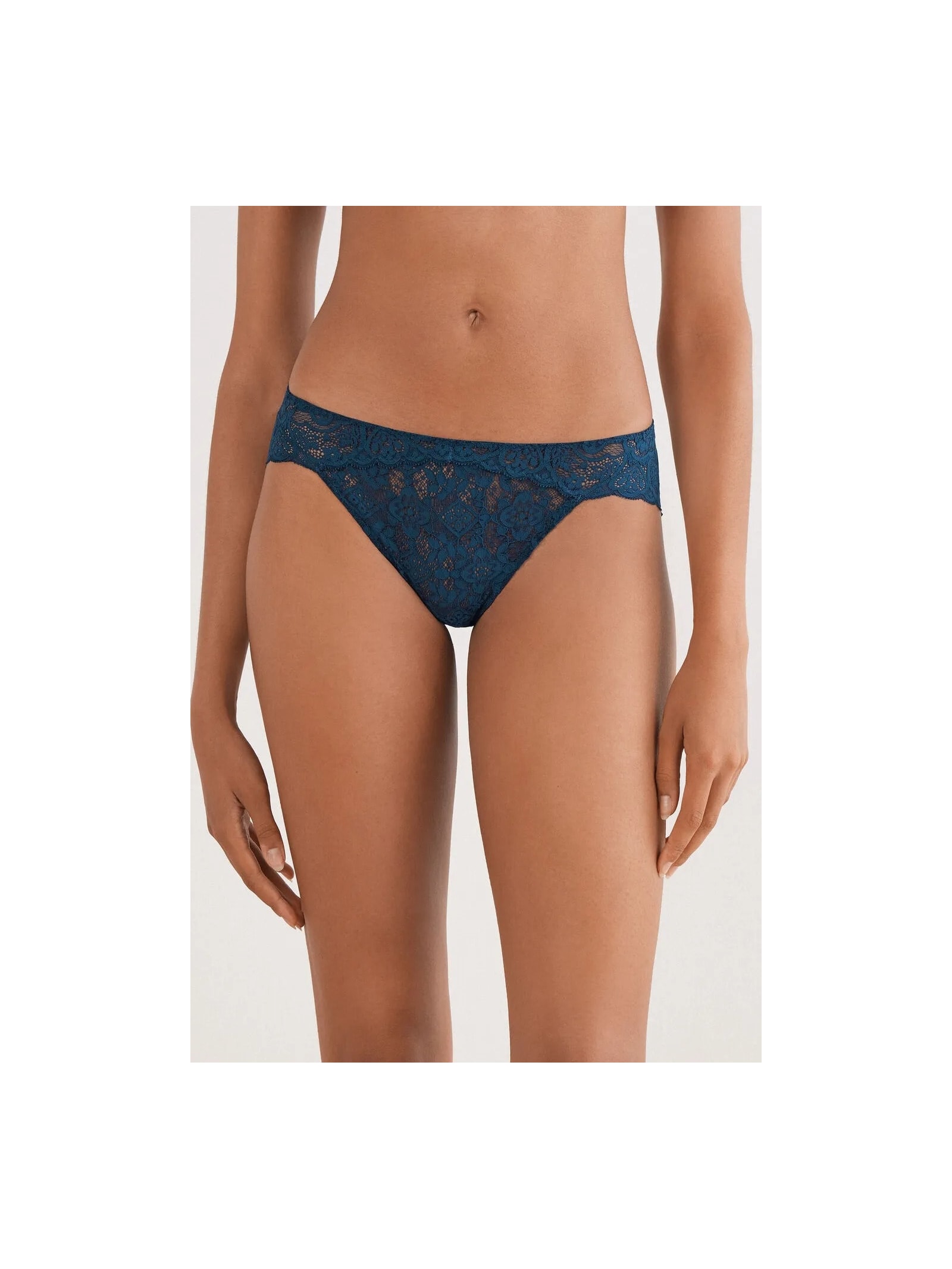 Calcinha Em Renda Azul Intimissimi