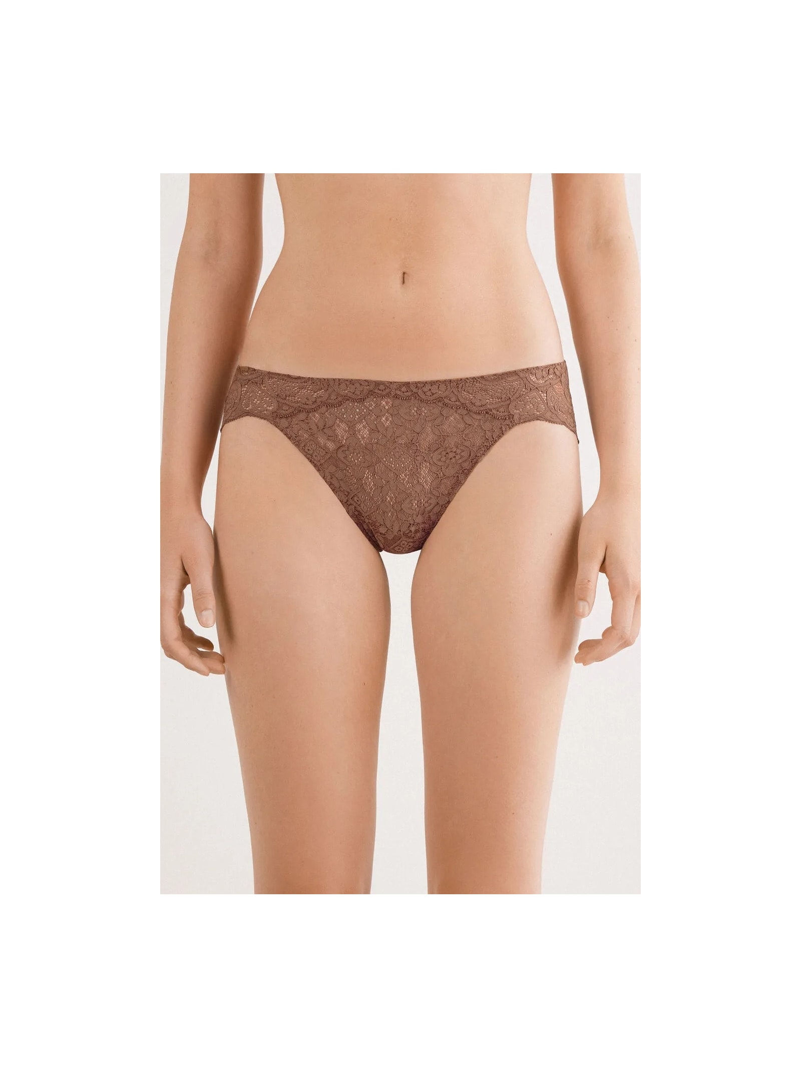 Calcinha Em Renda Marrom Intimissimi