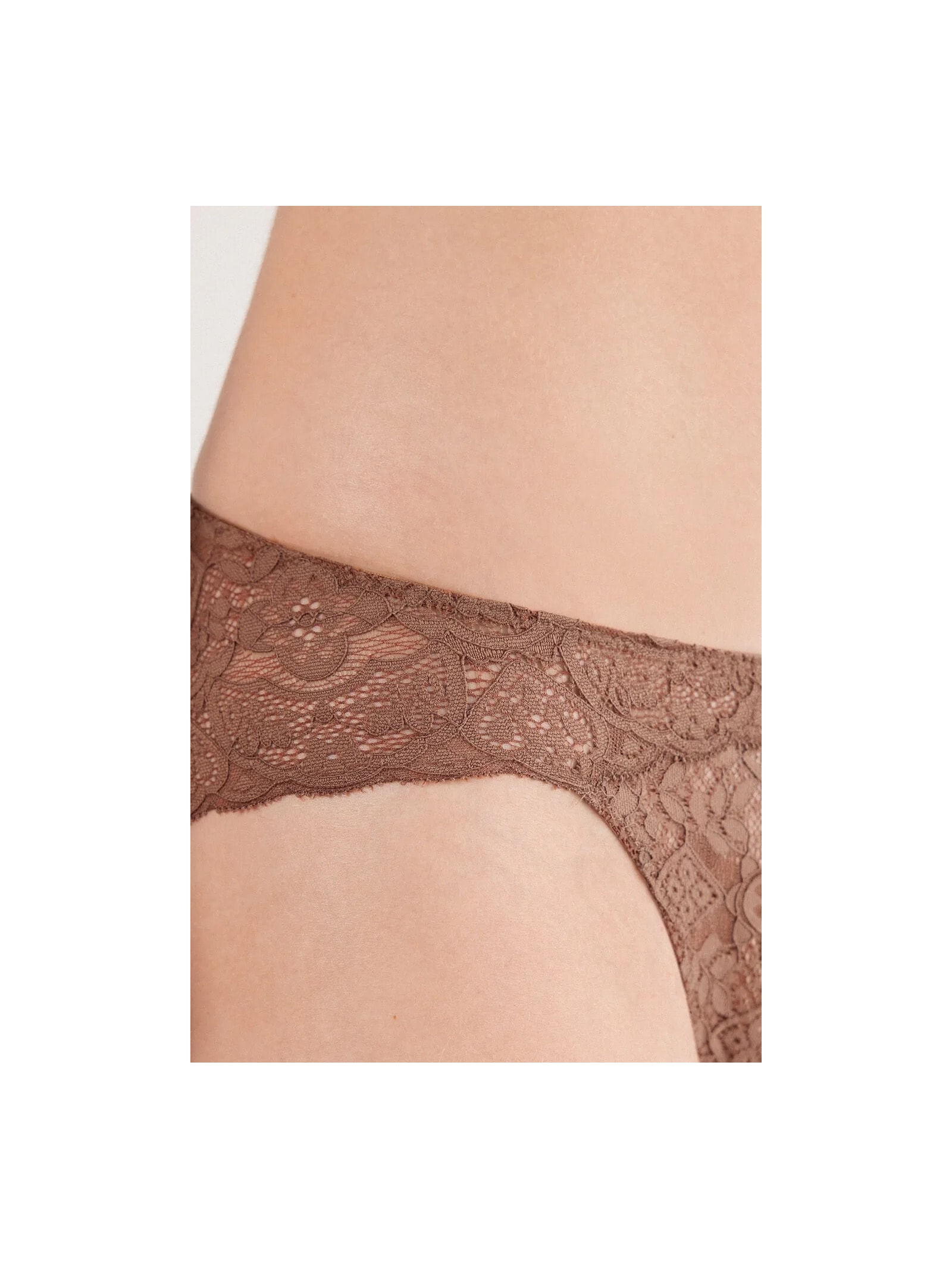 Calcinha Em Renda Marrom Intimissimi