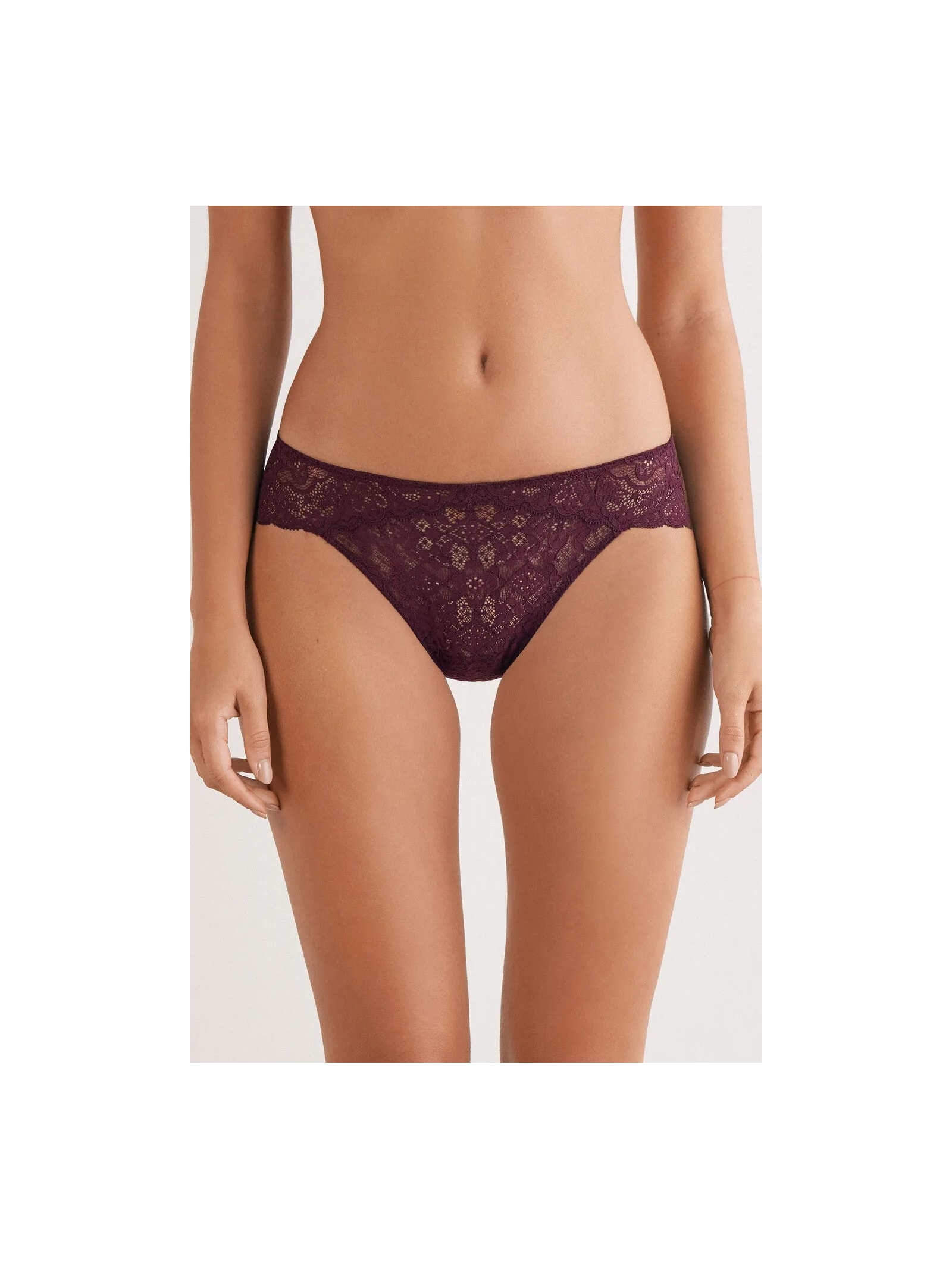 Calcinha Em Renda Vermelho Intimissimi