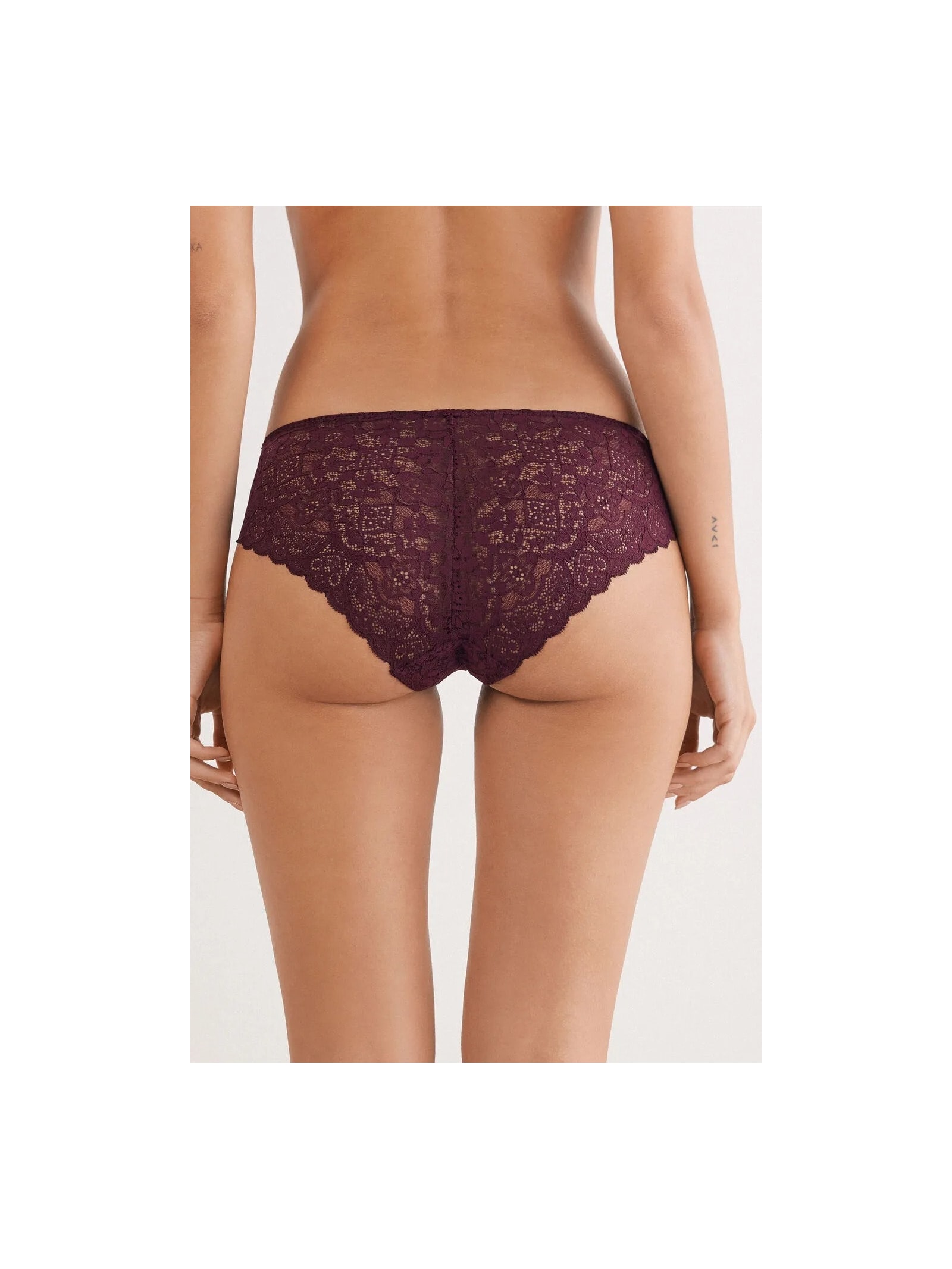 Calcinha Em Renda Vermelho Intimissimi