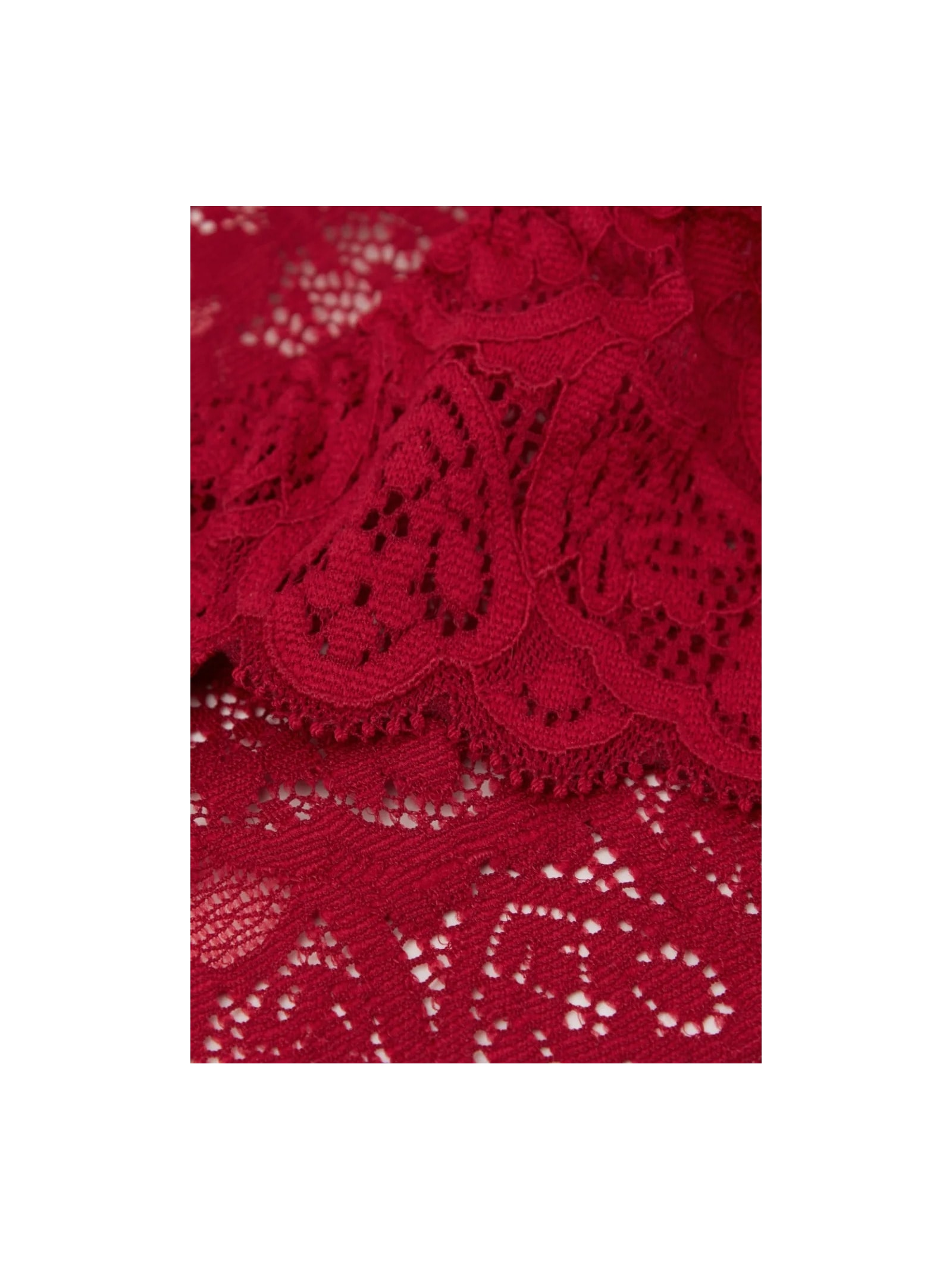 Calcinha Em Seda e Renda Vermelho Intimissimi