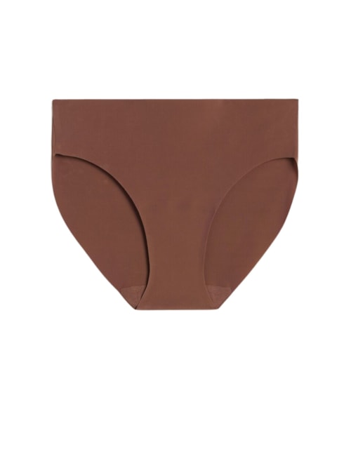 Calcinha Envolvente De Microfibra Sem Costura – Bege