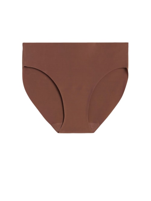 Calcinha Envolvente De Microfibra Sem Costura – Bege